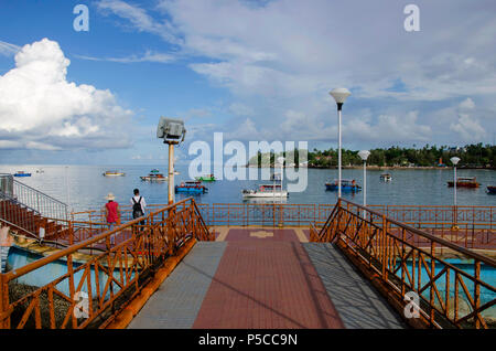 Près de l'embarcadère, Port Blair, Andaman et Nicobar Island, Inde Banque D'Images