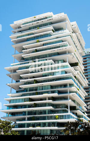 Appartement de luxe moderne de haute élévation , les terrasses des bâtiments, dans le centre de Beyrouth , Liban. Banque D'Images