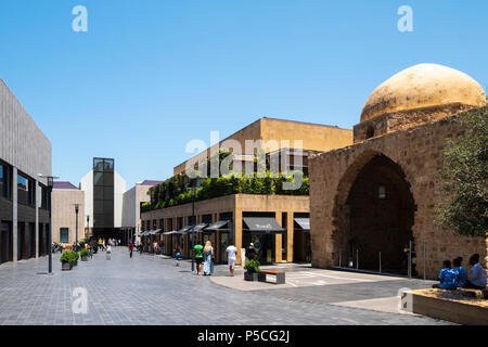 L'extérieur de nouveaux Souks de Beyrouth moderne le développement du commerce au détail au centre-ville de Beyrouth, Liban Banque D'Images