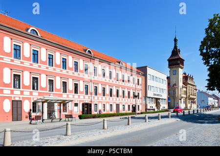 Starý zámek, město, Zlínský kraj Napajedla, Česká republika / Vieux château Napajedla, ville, région de Zlin, en Moravie du Sud, République Tchèque Banque D'Images