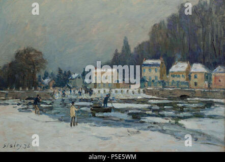 N/A. La Seine à Port-Marly . 1876. Alfred Sisley (1839-1899) Noms alternatifs Arthur Sisley ; a. ; ; Alfred Sisley de Sisley sisley sissley ; a. Peintre, lithographe Franco-britannique Description et aquafortiste Date de naissance/décès 30 Octobre 1839 29 janvier 1899 Lieu de naissance/décès Paris Moret-sur-Loing lieu de travail Paris, Fontainebleau, Île-de-France, Londres contrôle d'autorité : Q175130 VIAF:32004750 ISNI:0000 0001 0884 6332 ULAN:500027485 RCAC:n79102762 ALN:35502761 84 WorldCat Alfred Sisley La Seine à Port-Marly bloqués Banque D'Images