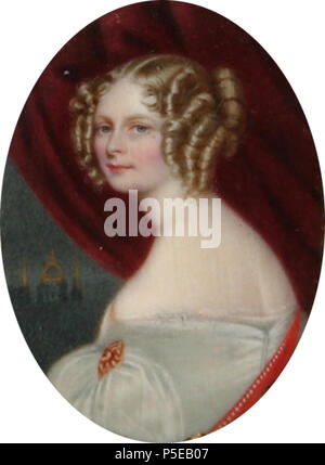 N/A. Friederike Princesse Charlotte Marie de Wurtemberg (1807-1873), grande-duchesse Elena Pavlovna de Russie. Institut de la littérature russe (Pushkin-House IRLI), St Petersburg . Années 1830. Peintre russe anonyme (1670-1917) image (selon PD-RusEmpire) 503 Elena Pavlovna par anonyme (années 1830, Pouchkine House) Banque D'Images