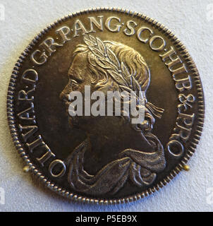 N/A. Anglais : Exposition dans le Bode-Museum, Berlin, Allemagne. Ce travail est dans le parce que l'artiste est mort il y a plus de 100 ans. La photographie était permise dans le musée sans restriction. 12 novembre 2014, 09:38:07. Daderot 392 couronne, Oliver Cromwell, république, Angleterre, 1658 - Bode-Museum - DSC02766 Banque D'Images