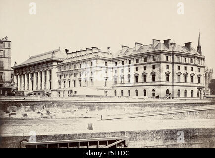 327 Charles Marville, Palais de Justice 02, ca. 1853-70 Banque D'Images