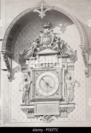 327 Charles Marville, Palais de Justice 2, ca. 1853-70 Banque D'Images