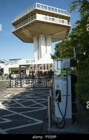 Le Lancaster Forton services, maintenant connu sous le nom de Lancaster Aire de service, sur la M6 en direction nord, entre les échangeurs 32 et 33. La zone de service a été ouverte en 1 Banque D'Images