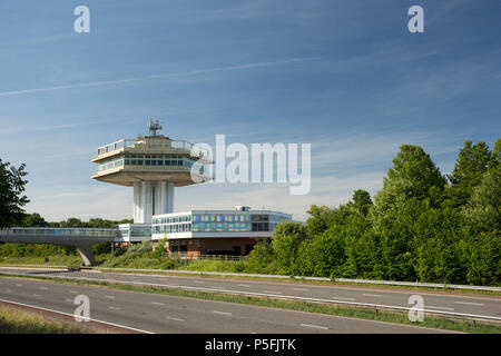 Le Lancaster Forton services, maintenant connu sous le nom de Lancaster Aire de service, sur la M6 en direction nord, entre les échangeurs 32 et 33. La zone de service a été ouverte en 1 Banque D'Images