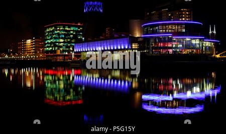 Le Lowry Centre Salford Quays Salford. Banque D'Images