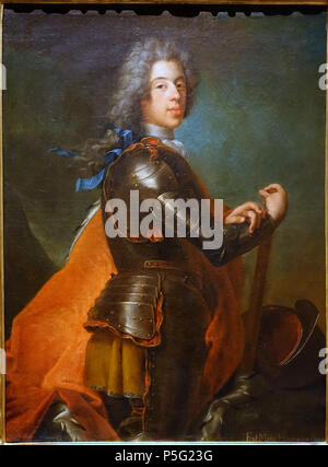 N/A. Anglais : Exposition dans le Hessisches Landesmuseum Darmstadt - Darmstadt, Allemagne. 19 octobre 2016, 06:33:36. Daderot 553 Ferdinand Maria Anton Weber von Bayern (1699-1738) par Joseph Vivien, Munich, 1723-1724 AD, huile sur toile - Hessisches Landesmuseum Darmstadt - Darmstadt, Allemagne - DSC00629 Banque D'Images