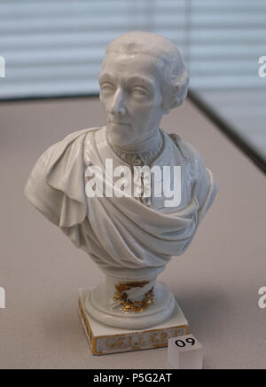 N/A. Anglais : Exposition dans le Germanisches Nationalmuseum, Nuremberg, Allemagne. 23 octobre 2016, 05:38:09. Daderot 344 Christian Furchtegott Gellert par Johann Joachim Kaendler, Meissen, 1775, porcelaine, dorure - Germanisches Nationalmuseum, Nuremberg, Allemagne - DSC02646 Banque D'Images