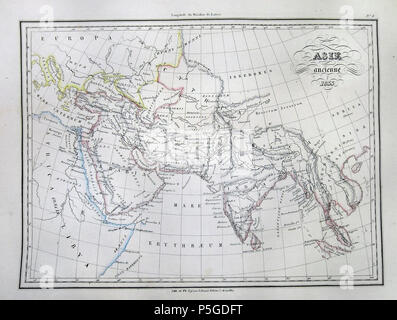 Malte-Brun 1833 Carte de l'Asie dans l'Antiquité - Geographicus - AsiaAncient-mo-1837. Banque D'Images