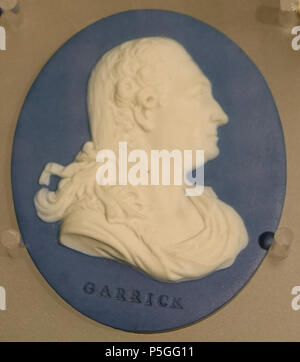 N/A. Anglais : Exposition dans le Musée Wedgwood - Barlaston, Stoke-on-Trent, en Angleterre. 11 juin 2016, 11:00:19. Daderot 416 David Garrick - Wedgwood Museum - Barlaston, Stoke-on-Trent, Angleterre - DSC09701 Banque D'Images