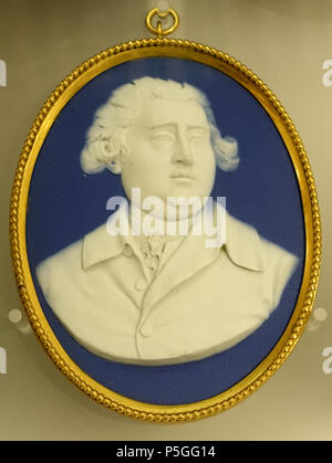 N/A. Anglais : Exposition dans le Musée Wedgwood - Barlaston, Stoke-on-Trent, en Angleterre. 11 juin 2016, 11:02:23. Daderot 326 Charles James Fox, après Joshua Reynolds, 1790 - Wedgwood Museum - Barlaston, Stoke-on-Trent, Angleterre - DSC09714 Banque D'Images