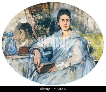 Augustins - Marguerite de Conflans - Édouard Manet D1986.1 151 Augustins - Marguerite de Conflans - Édouard Manet D1986.1 Banque D'Images