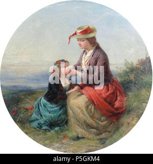 N/A. Anglais : une coiffure de printemps huile sur toile 67,3 x 67,3 cm signé b.l. : J.J.Hill . avant 1882. James John Hill (1811-1882) Alternative Names Hill ; J. J. Hill Description peintre britannique British artist Date de naissance/décès 1811 27 janvier 1882 Lieu de naissance/décès large rue Highgate contrôle d'autorité : Q18385235 VIAF:22412902 ISNI:0000 0000 6660 9805 ULAN:500003515 RCAC:no2004080637 Oxford Dict.:13278 46 WorldCat une coiffure de printemps, par James John Hill Banque D'Images