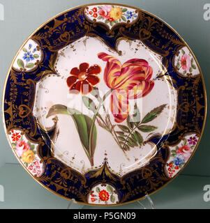 N/A. Anglais : service à dessert en porcelaine de Coalport, manufacture, probablement Années 1830 Années 1840 - Harewood House - West Yorkshire, Angleterre. 16 juin 2016, 06:58:41. Daderot 440 service à dessert en porcelaine de Coalport, manufacture, probablement Années 1830 Années 1840 - Harewood House - West Yorkshire, Angleterre - DSC01677 Banque D'Images