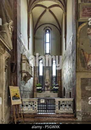 N/D N/A. N/A 347 de l'Église Eremitani (Padoue) - Intérieur - Chapelle absidale consacrer alla famiglia Sanguinacci Banque D'Images