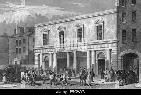 N/A. Anglais : 1827 gravure du Liverpool Corn Exchange à Brunswick Street par G & C Pyne, gravé par Thomas Dixon. 25 mai 2017, 14:13:57. Dessiné par G.& C. Pyne, gravé par Thomas. 380 Dixon Corn Exchange, Liverpool 1827 Banque D'Images