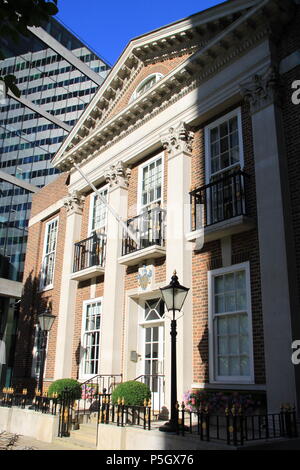 Girdlers' Hall : la Worshipful Company of Girdlers est l'une des sociétés la livrée dans la ville de Londres, Angleterre, Royaume-Uni, PETER GRANT Banque D'Images