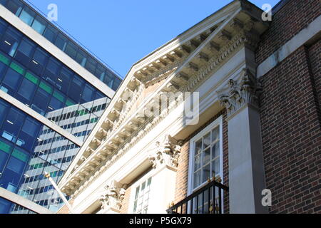 Girdlers' Hall : la Worshipful Company of Girdlers est l'une des sociétés la livrée dans la ville de Londres, Angleterre, Royaume-Uni, PETER GRANT Banque D'Images