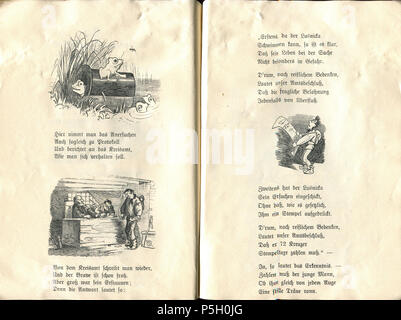 N/A. illustration de Wilhelm Busch's story 'Das bad warme und andere, Bildergeschichten» . avant le 9 janvier 1908. Wilhelm Busch (1832-1908) Allemand Description dessinateur, peintre et poète Date de naissance/décès 15 Avril 1832 9 janvier 1908 Lieu de naissance/décès Wiedensahl Mechtshausen lieu de travail Munich, Francfort, Wiedensahl contrôle d'autorité : Q109540 VIAF:22139423 ISNI:0000 0001 0877 704X ULAN:500026717 RCAC:n:NLA79133995 35024197 5 WorldCat (Wilhelm Busch)das warme bad 22 Banque D'Images