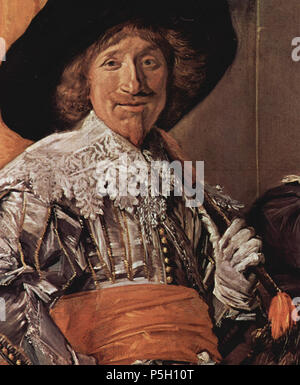 La compagnie du Capitaine Reinier Reael et du Lieutenant Cornelis Michielsz. Blaeuw, connu sous le nom de 'Meagre Company', détail de 1633 jusqu'à 1637. N/A 7 006 Frans Hals Banque D'Images