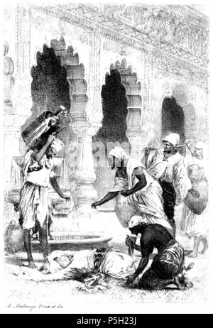 N/A. Anglais : Illustration de 'le livre des Mille nuits et une nuit' . 1901. Adolphe Lalauze (1838-1906) Description graveur français Date de naissance/décès 8 Octobre 1838 18 octobre 1906 Lieu de naissance/décès Rive-de-Gier Milly lieu de travail Paris contrôle d'autorité : Q2824851 VIAF:80742612 ISNI:0000 0000 8160 0200 ULAN:500041600 RCAC:n87139025 ALN:35787346 13 1001 NightsPayne WorldCat v3p239 Banque D'Images
