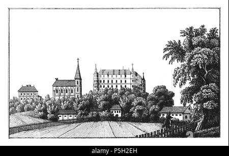 14112 Groß-Sonntag, Schloß - Velika Comitat - J.F.Kaiser Ansichten der Steiermark 1830 Lithografirte Banque D'Images
