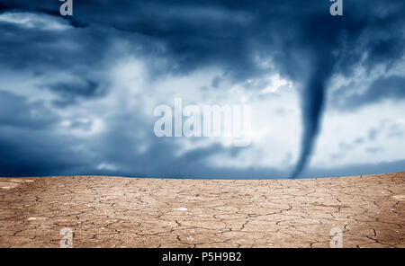 Une image de tornade au USA Banque D'Images