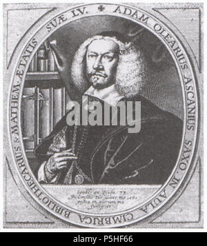 N/A. Deutsch : Dithmarscher, Adam Olearius um 1660 circa 1660 .. Inconnu 59 Adam Olearius (1603-1671) 01 Banque D'Images