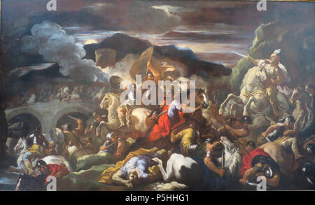 N/A. Une scène de bataille . fin du 17ème siècle. Luca Giordano (1634-1705) Noms alternatifs Lucas Jordán, Luca Jordanus, Luca fa Presto Description peintre italien, dessinateur, aquafortiste et graveur Date de naissance/décès 1632 12 janvier 1705 Lieu de naissance/décès Naples Naples Naples lieu de travail (1651-1678), Rome (1654), Florence (1679-1682), Venise (1667), Bergame (1685), Madrid (ca. 1692-1702), Naples (1702-1705) le contrôle d'autorité : Q332494 VIAF:233370534 ISNI:0000 0003 6778 6987 ULAN:500115457 RCAC:n:NLA85240521 35670230 1 WorldCat 'une scène de bataille" de Luca Giordano, Norton Simon Mus Banque D'Images