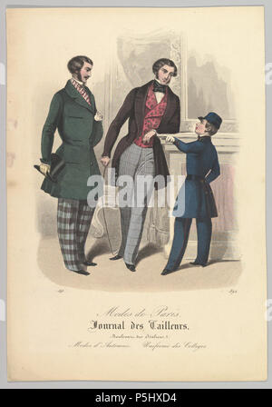 892 à partir de modes de Paris, Journal des tailleurs 1848. Anonyme, le français, 19e siècle 42 892 à partir de modes de Paris - The Metropolitan Museum of Art Banque D'Images