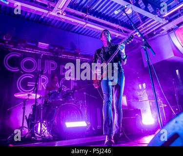 Exeter, Royaume-Uni. 26, juin, 2018. Miles Kane se produisant au Lemon Grove, l'Université d'Exeter sur sa tournée. © Steve Lewington / Alamy Live News Banque D'Images