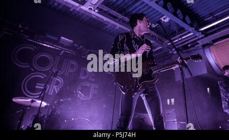 Exeter, Royaume-Uni. 26, juin, 2018. Miles Kane se produisant au Lemon Grove, l'Université d'Exeter sur sa tournée. © Steve Lewington / Alamy Live News Banque D'Images