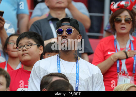 Kazan, Russie. 27 Juin, 2018. Le soccer, FIFA Coupe du Monde, Groupe F préliminaire, l'Allemagne contre la Corée du Sud, à l'Kazan-Arena. L'Allemagne Jérôme Boateng. Crédit : Christian Charisius/dpa/Alamy Live News Banque D'Images