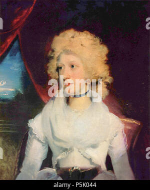 Portrait de Mlle Marthe Carr vers 1789. N/A 26 004 sir Thomas Lawrence Banque D'Images