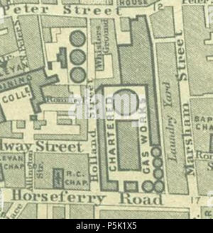 N/A. Le gaz à charte oeuvres de l'éclairage au gaz, sur ce qui est maintenant le site du Home Office à 2 Marsham Street, tel qu'indiqué dans le plan de Stanford 1862 Edward Londres . 1862. Edward Stanford (1827-1904) Alternative Names Edward Stanford Ltd. Description La cartographe et homme d'affaires Date de naissance/décès 27 Mai 1827 3 novembre 1904 Lieu de naissance Londres contrôle d'autorité : Q3655695 VIAF:64789974 ISNI:0000 0001 0909 8137 RCAC:no96065448 ALN:36446943 Bibliothèque ouverte:OL5133506WorldCat UN 332 Marsham Street, Londres - Plan de Londres de Stanford, 1862 Banque D'Images