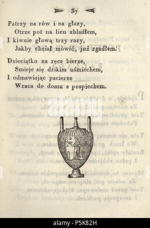 N/A. Anglais : Poèmes de Adam Mickiewicz. C. 1. - Vilnius ; imprimé par Józef Zawadzki, 1822 ; Adam Mickiewicz (1798-1855) Polski : Poezye Adama Mickiewicza. T. 1. - Wilno ; drukiem Józefa Zawadzkiego, 1822 ; Adam Mickiewicz (1798-1855) . 1822. Adam Mickiewicz (1798-1855) Nom de naissance Autres noms : Bernard Adam Mickiewicz Belarusian-Lithuanian Description Professeur, poète, journaliste d'opinion, dramaturge, essayiste et traducteur Date de naissance/décès 24 Décembre 1798 26 novembre 1855 Lieu de naissance/mort Zavosse Istanbul 1818 1855 période de travail de contrôle d'autorité : Q79822:64009368 VIAF J Banque D'Images