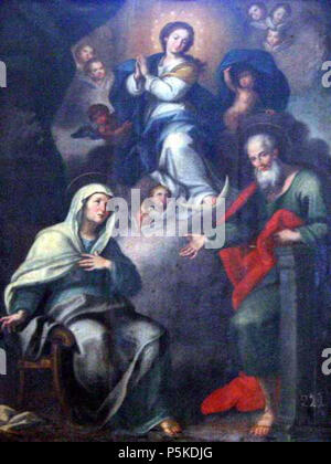 N/A. la peinture . 1700. Ce fichier n'est pas informations sur l'auteur. 346 Messina église Chiesa di Santa Maria degli Angioli 1 Banque D'Images