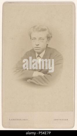 N/A. Nederlands : Beschrijving Portret van Jo Kappeyne van de Coppello, juriste (1854-1920) Documenttype foto Vervaardiger Greiner, Albert (1833-1890) Collectie Collectie Stadsarchief Amsterdam : kabinetfoto Datering 1875 du ca. Http://archief.amsterdam/archief/10005/2006 Afbeeldingsbestand Inventarissen FT00100001000001 . vers 1875. Greiner, Albert (1833-1890) 73 Albert Greiner Afb FT00100001000001 Banque D'Images