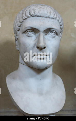 N/A. Portrait de Constantin le Grand (entre 272 et 337 vers vers AD) . 4ème ANNONCE de siècle. N/A 376 Constantine 52043 Inv1749 Banque D'Images
