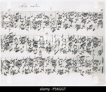 BWV 643 müssen 86 Alle Menschen sterben BWV643 Banque D'Images