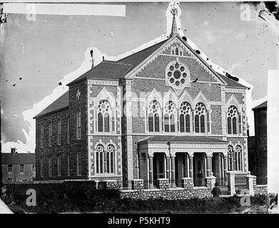 [Ambrose Memorial Chapel, Porthmadog] [GRAPHIC].. 1 : négatif, verre au collodion humide, n&b ; 16,5 x 21,5 cm. vers 1875. Thomas, John, 93 Ambrose Memorial Chapel, Porthmadog ANL3362112 Banque D'Images