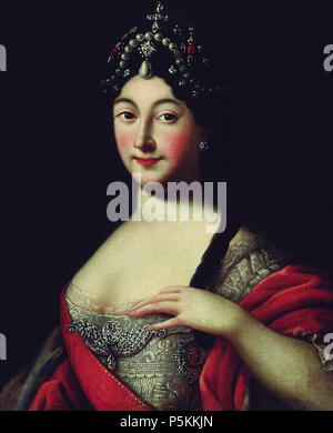 N/A. English : Anna Petrovna (27 Janvier 1708 - 4 mars 1728) - princesse héritière, fille aînée de Pierre Ier et de Catherine I. Épouse du duc Charles-Frédéric de Holstein et mère de Pierre III. Tableau de Antropov, Alexei Petrovitch : (27) 1728 1708 - 4 - , I I. , III. . 1750-1760- . (1716-1795) 104 Anna Petrovna de Russie par A. Antropov (175-60s, Taganrog) Banque D'Images