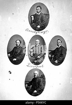 Annibynwyr Liverpool [GRAPHIC].. 1 : négatif, verre au collodion humide, n&b ; 12,5 x 10 cm. vers 1875. Thomas, John, 106 Liverpool Annibynwyr ANL3361220 Banque D'Images