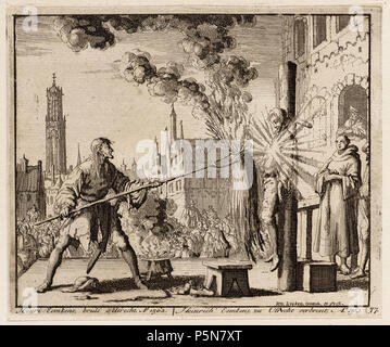 N/A. Anglais : Exécution de la Eemkens Hendrik anabaptiste en 1562 dans la ville d'Utrecht . 1685. Jan Luyken (1649-1712) Description graveur néerlandais, poète, peintre et écrivain Date de naissance/décès 16 Avril 1649 5 avril 1712 Lieu de naissance/décès Amsterdam Amsterdam période de travail d'environ 1666 jusqu'à 1712 lieu de travail Amsterdam contrôle d'autorité : Q87466:9885051 VIAF ISNI:0000 0001 2276 2741 ULAN:500000444 RCAC:n:NLA80063147 35315708 538 WorldCat Exécution d'Hendrik Eemkens en 1562 à Utrecht Banque D'Images