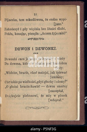 N/A. Bajki, wydanie T. H. Nasierowski . 1893. Adam Mickiewicz (1798-1855) Nom de naissance Autres noms : Bernard Adam Mickiewicz Belarusian-Lithuanian Description Professeur, poète, journaliste d'opinion, dramaturge, essayiste et traducteur Date de naissance/décès 24 Décembre 1798 26 novembre 1855 Lieu de naissance/mort Zavosse Istanbul 1818 1855 période de travail de contrôle d'autorité : Q79822:64009368 ISNI VIAF:0000 0001 2136 3458 RCAC:n80050378 ALN:35350725 MusicBrainz:9441fd78-1EA5-4f8b-9db3-b19f52632ffd Bajki WorldCat 163 (027) Adam Mickiewicz Banque D'Images