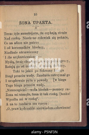 N/A. Bajki, wydanie T. H. Nasierowski . 1893. Adam Mickiewicz (1798-1855) Nom de naissance Autres noms : Bernard Adam Mickiewicz Belarusian-Lithuanian Description Professeur, poète, journaliste d'opinion, dramaturge, essayiste et traducteur Date de naissance/décès 24 Décembre 1798 26 novembre 1855 Lieu de naissance/mort Zavosse Istanbul 1818 1855 période de travail de contrôle d'autorité : Q79822:64009368 ISNI VIAF:0000 0001 2136 3458 RCAC:n80050378 ALN:35350725 MusicBrainz:9441fd78-1EA5-4f8b-9db3-b19f52632ffd Bajki WorldCat 163 (031) Adam Mickiewicz Banque D'Images