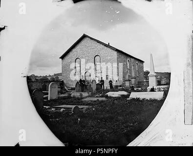 [Chapelle baptiste, Rhuthun] [GRAPHIC].. 1 : négatif, verre au collodion humide, n&b ; 16,5 x 21,5 cm. vers 1875. Thomas, John, 169, chapelle Baptiste Rhuthun ANL3362255 Banque D'Images