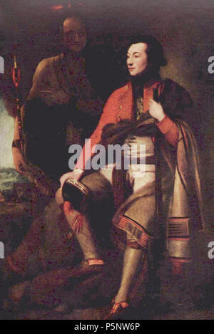 Deutsch : Porträt des Colonel Guy Johnson English : Portrait du Colonel Guy Johnson ou peut-être Sir William Johnson entre 1775 et 1776. N/A 187 004 Benjamin West Banque D'Images